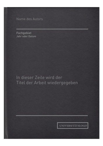 Hardcover - Indviduell (Lederoptik mit Prägung)